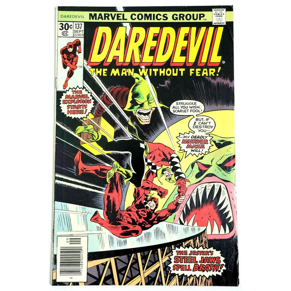 DAREDEVIL # 137 - (1976) JESTER APPEARANCE